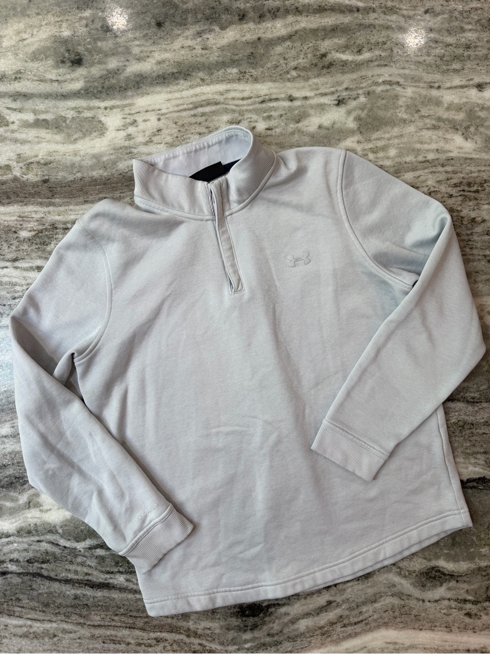 Under Armour Light Gray Quarter-Zip Pullover